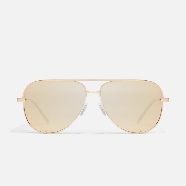 Quay High Key - Gold / Gold Polarized