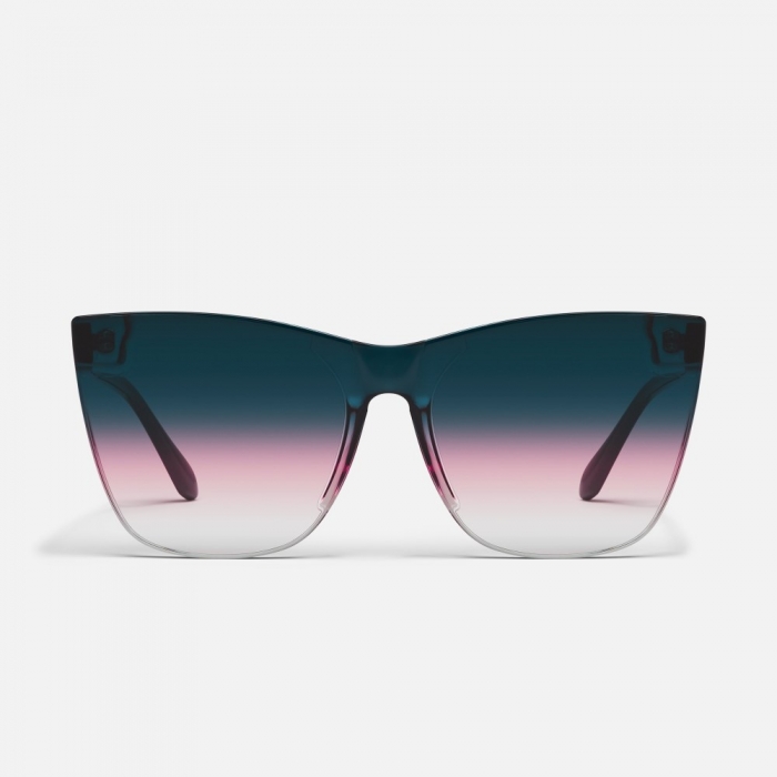 Quay Come Thru - Black / Teal Glow