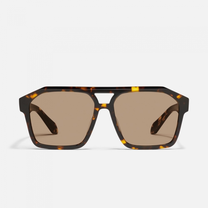Quay Soundcheck - Tortoise Yellow / Tan