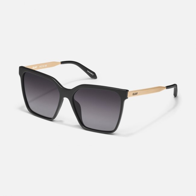 Quay Level Up Remixed - Matte Black / Smoke Polarized