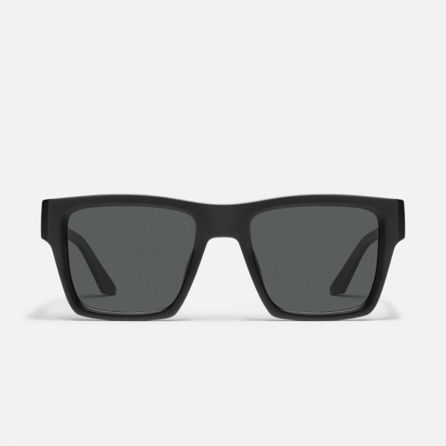 Quay Fast Lane - Matte Black / Smoke Polarized