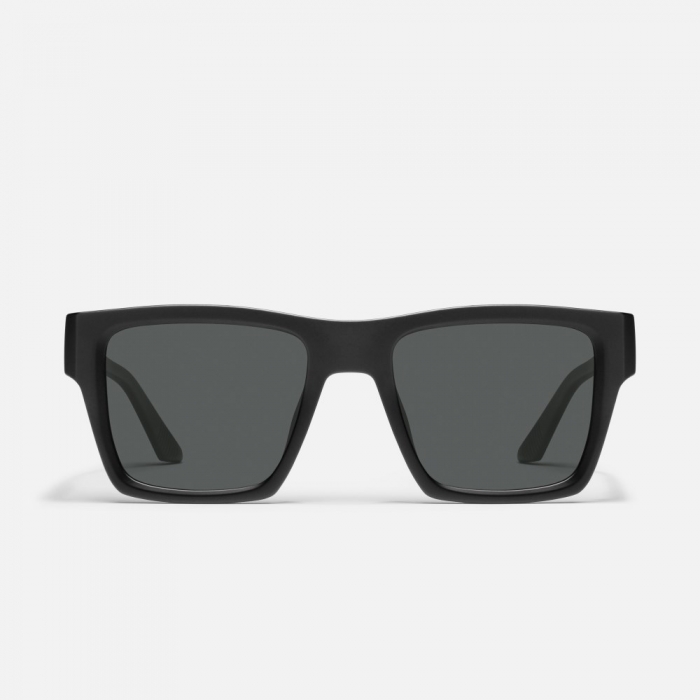 Quay Fast Lane - Matte Black / Smoke Polarized