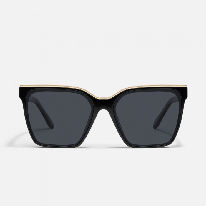 Quay Level Up - Black Gold / Smoke Polarized