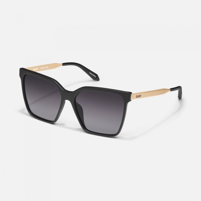 Quay Level Up Remixed - Matte Black / Smoke Polarized