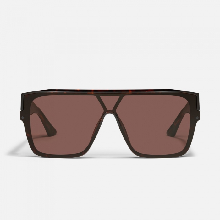 Quay Tempo - Dark Tortoise / Brown