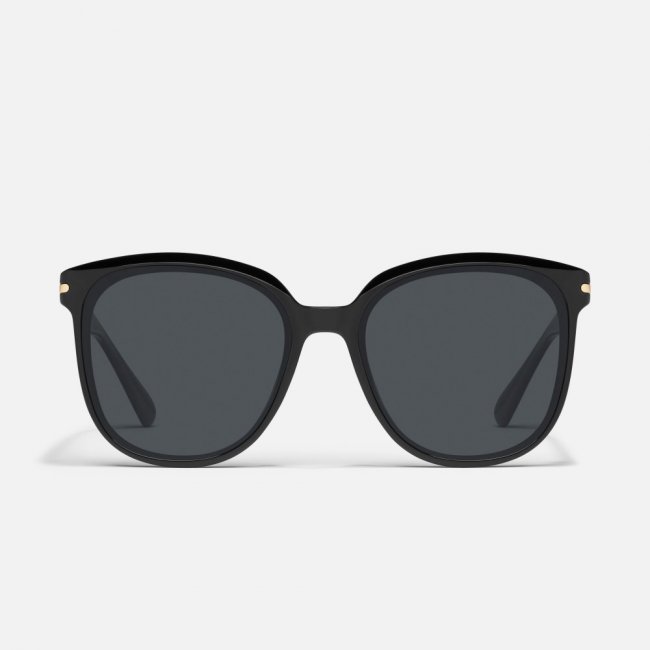 Quay Rent Free - Black / Smoke Polarized