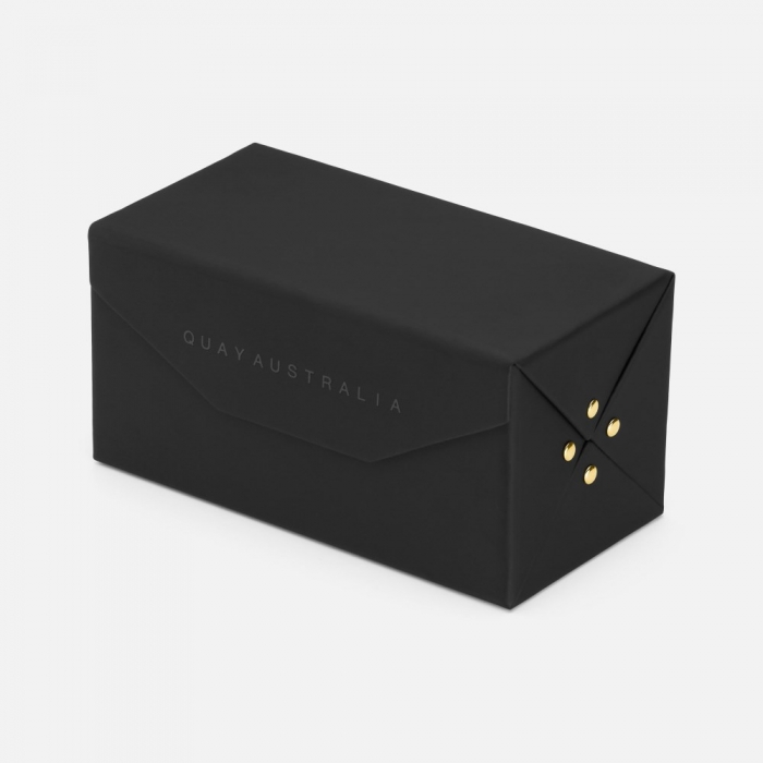 Quay Four Frame Case - Matte Black / Gold