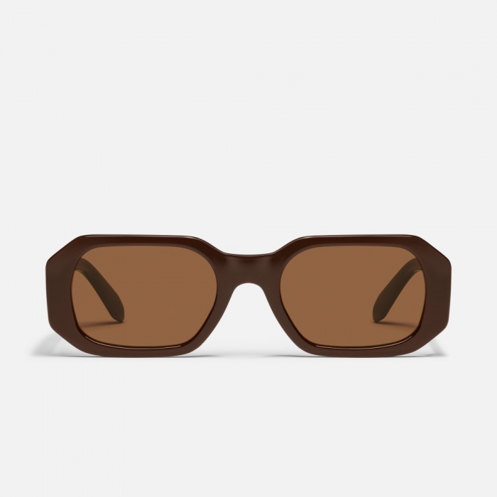 Quay Hyped Up - Chocolate / Brown