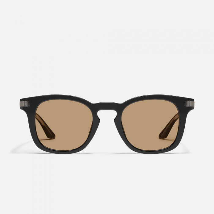 Quay Weekender - Black / Tan