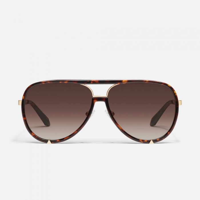 Quay High Profile - Dark Tort / Brown