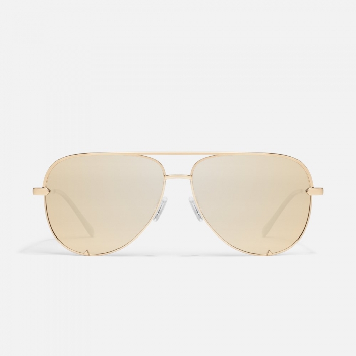 Quay High Key - Gold / Gold Polarized