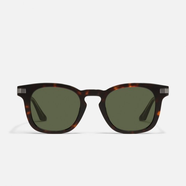 Quay Weekender - Dark Tortoise / Green