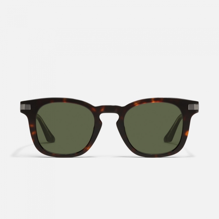 Quay Weekender - Dark Tortoise / Green