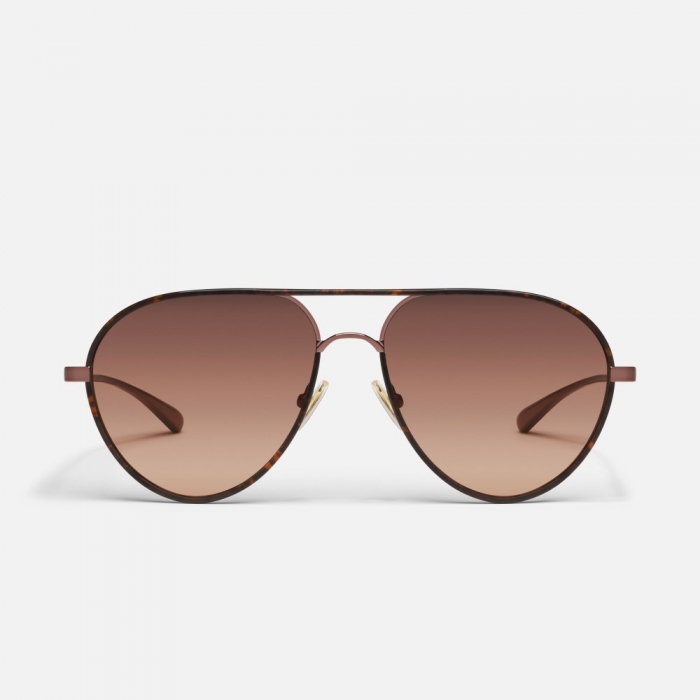 Quay Say Less - Dark Tort / Brown Fawn