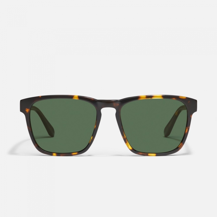 Quay Unplugged - Tortoise Yellow / Green Polarized