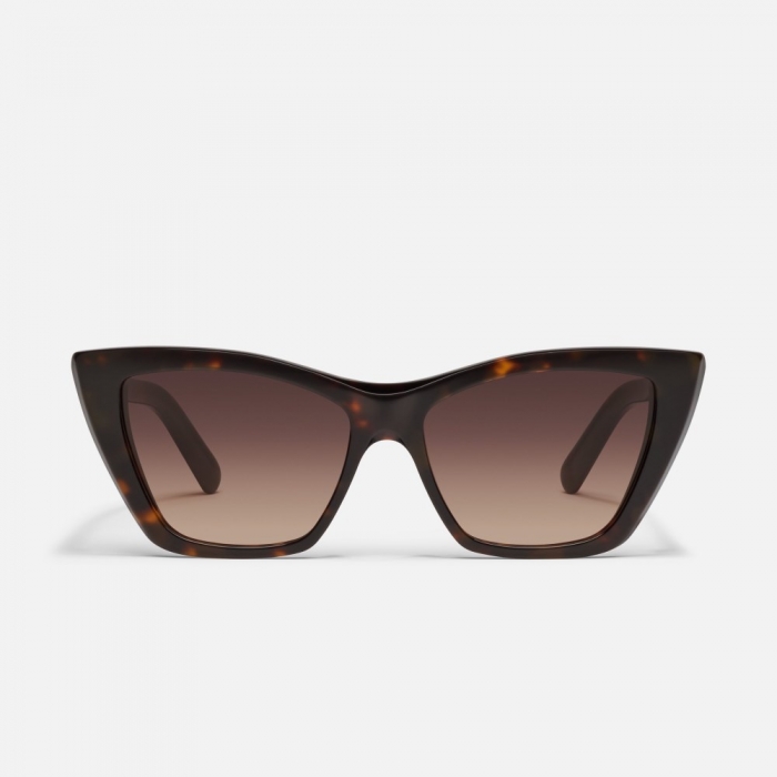 Quay Set In Stone - Dark Tort / Dark Fawn