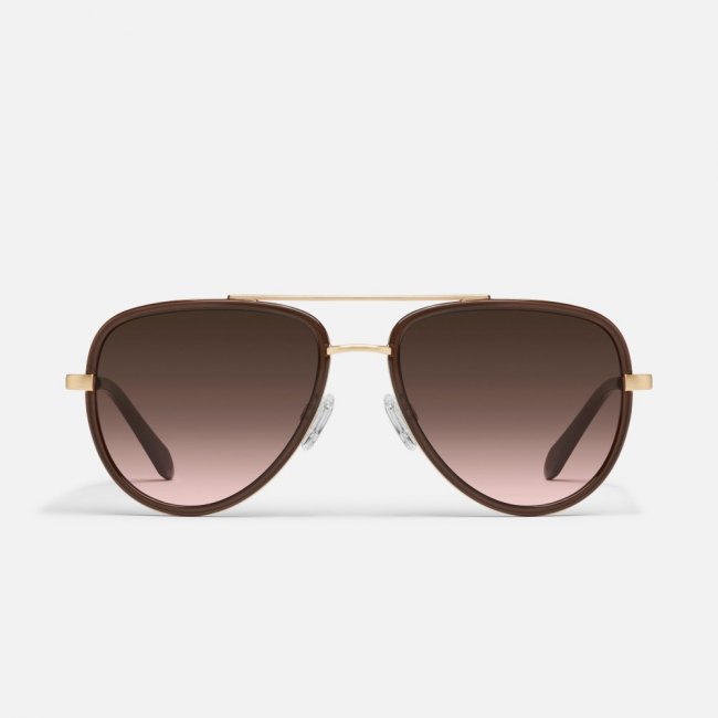 Quay All In - Dark Brown / Brown Rose