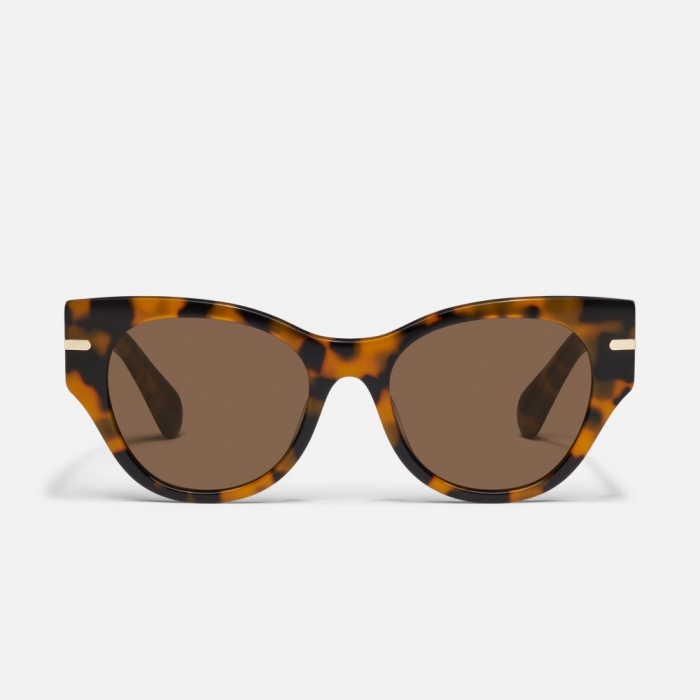 Quay Chit Chat - Pebble Tort / Brown