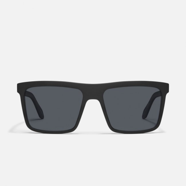 Quay Let It Run - Matte Black / Smoke Polarized