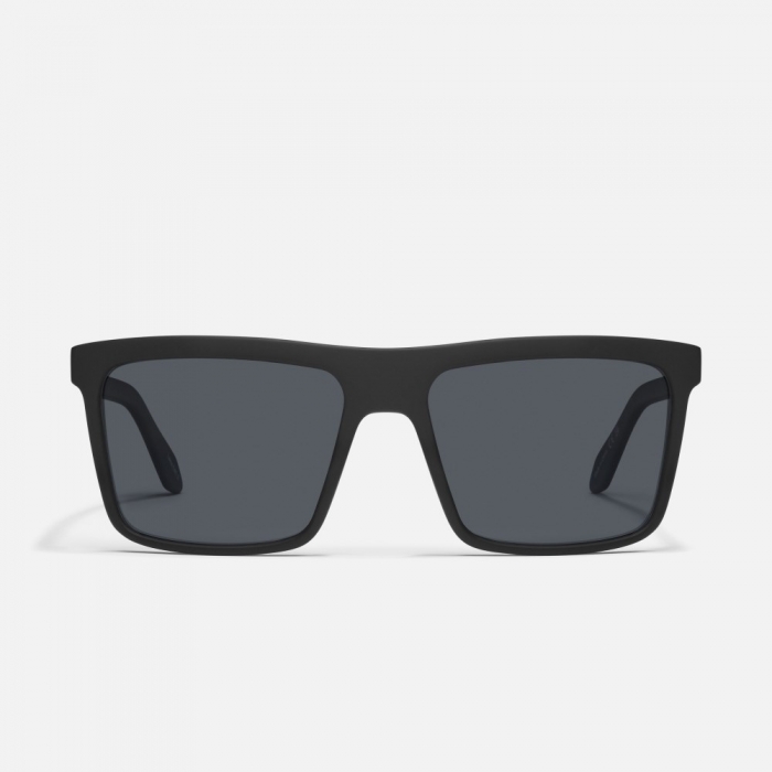 Quay Let It Run - Matte Black / Smoke Polarized