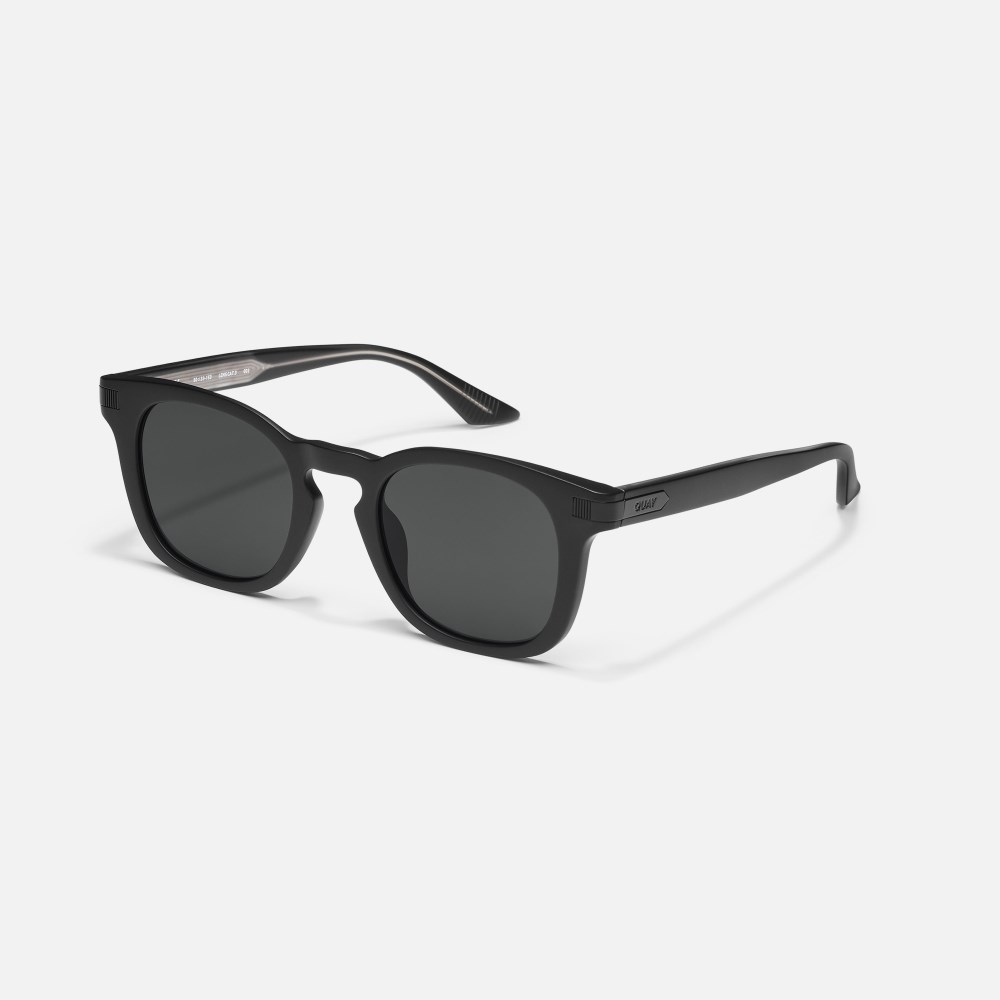 Quay Weekender - Matte Black / Black Polarized
