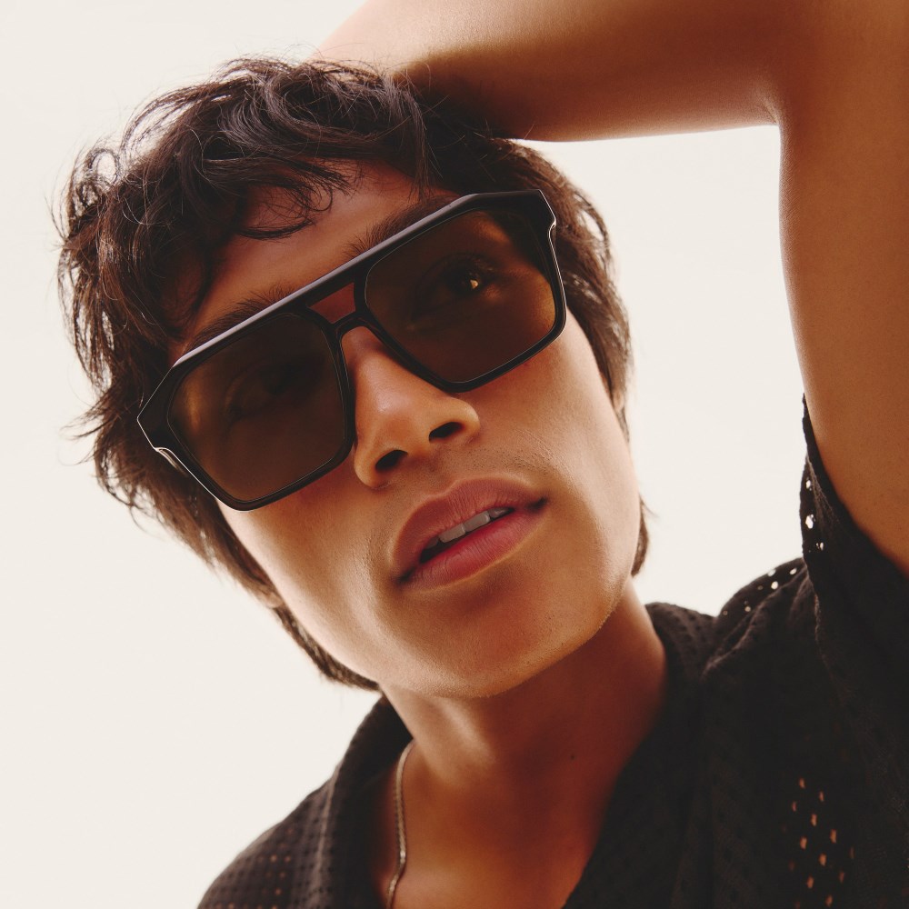 Quay Soundcheck - Black / Apricot Polarized