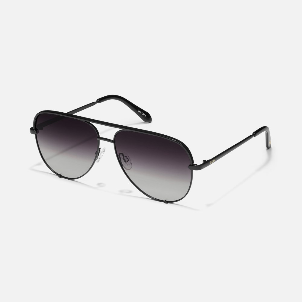 Quay High Key - Black / Fade Polarized