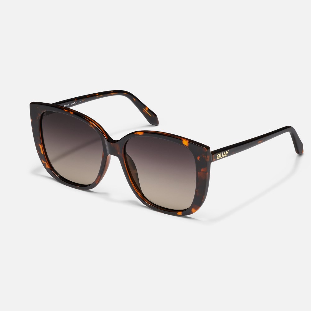 Quay Ever After - Tortoise / Smoke Taupe Polarized