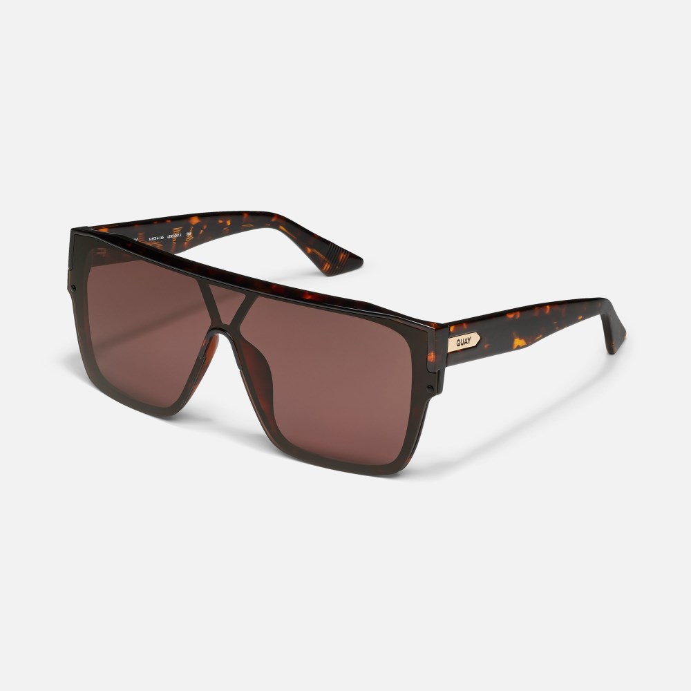 Quay Tempo - Dark Tortoise / Brown