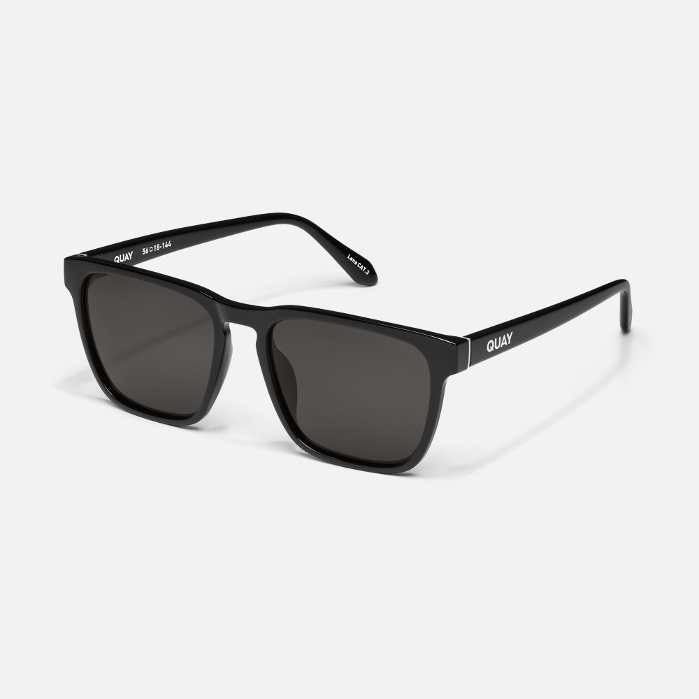 Quay Unplugged - Black / Black Polarized