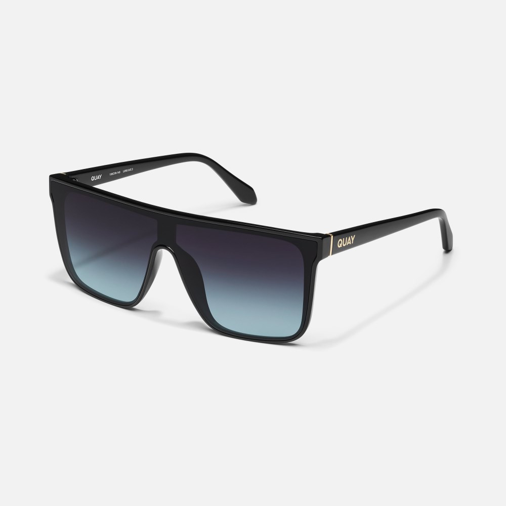 Quay Nightfall - Black / Black Aqua