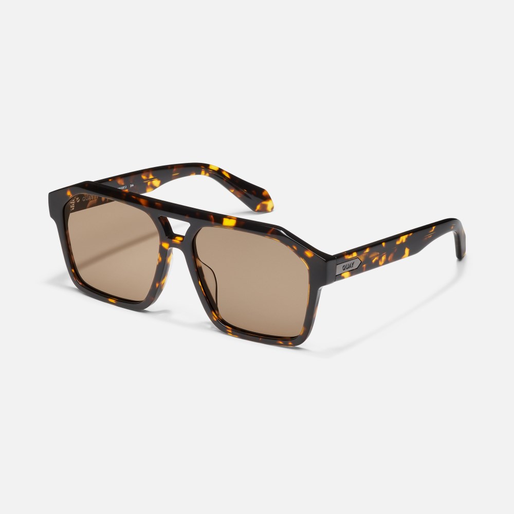 Quay Soundcheck - Tortoise Yellow / Tan