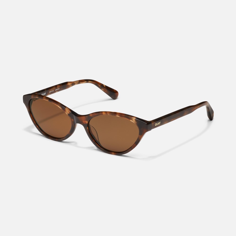 Quay Talk Nice - Amber Tort / Brown