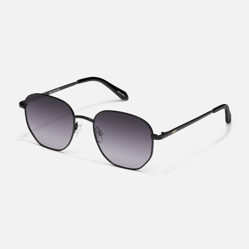 Quay Big Time - Black / Smoke Polarized