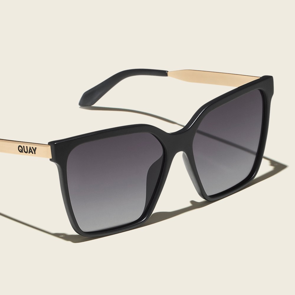 Quay Level Up Remixed - Matte Black / Smoke Polarized
