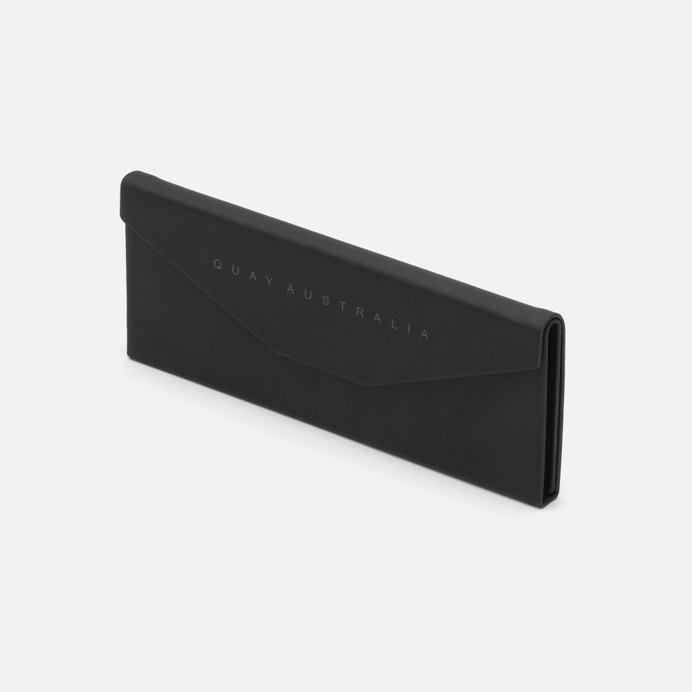 Quay One Frame Case - Matte Black / Black