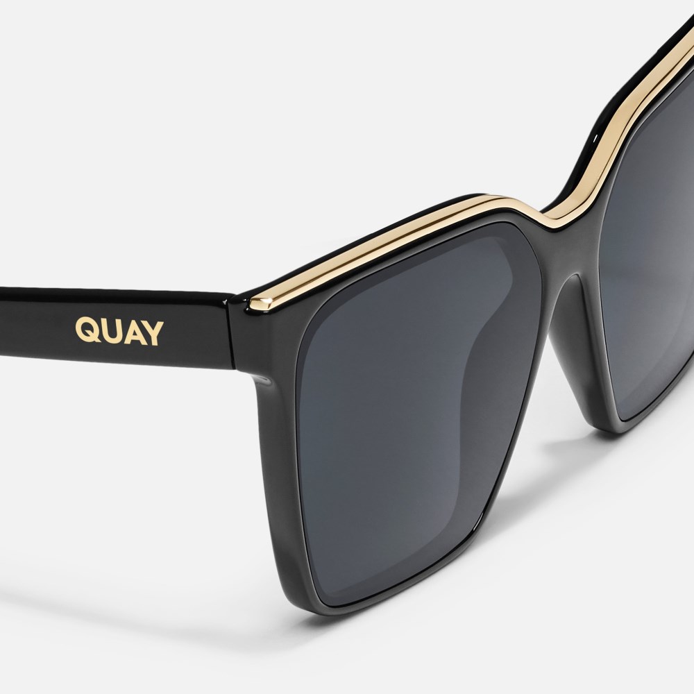 Quay Level Up - Black Gold / Smoke Polarized
