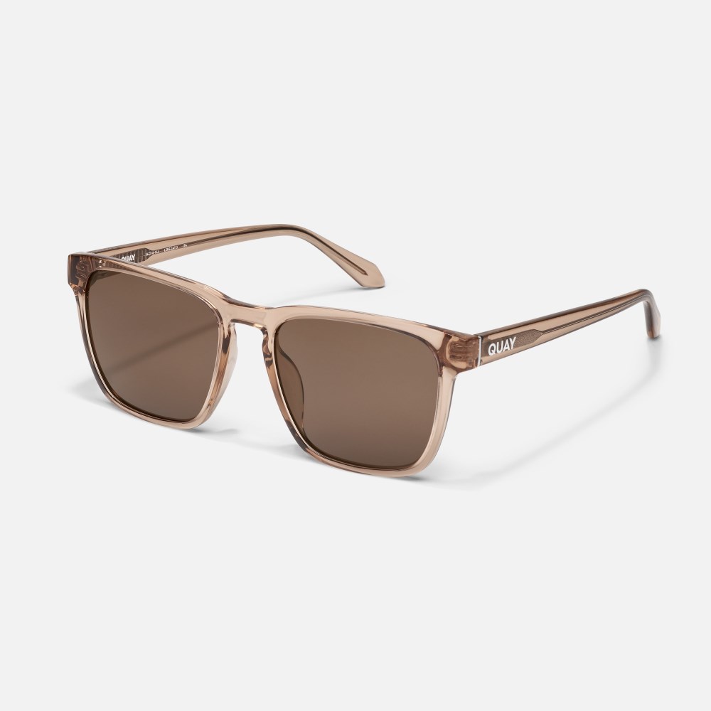 Quay Unplugged - Oat / Brown Polarized