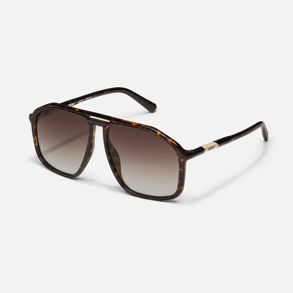 Quay Studio Sesh - Dark Tort / Brown