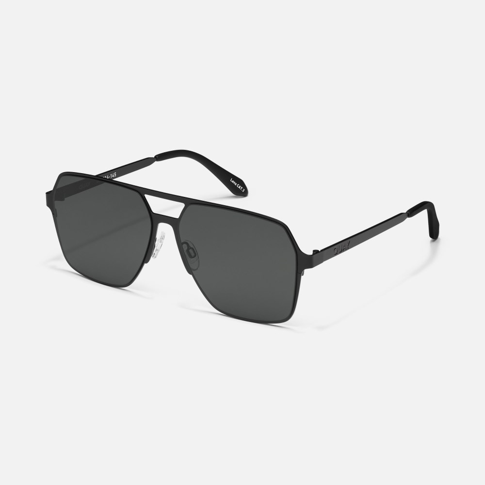 Quay Backstage Pass - Black / Black Polarized