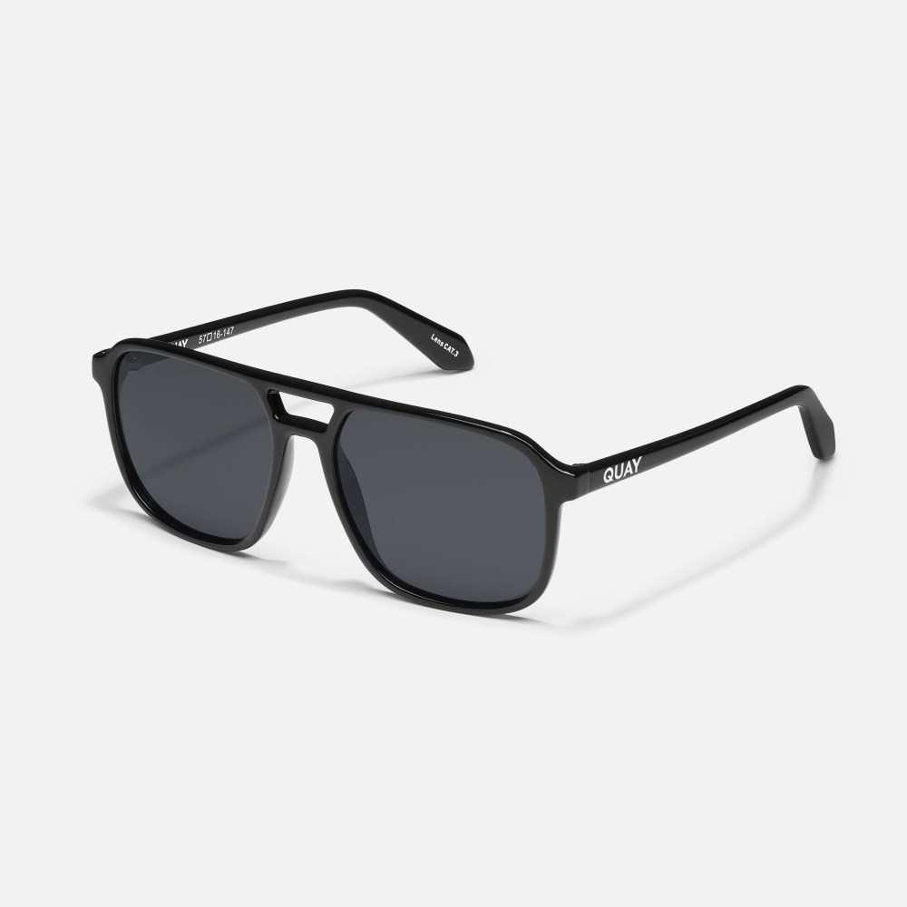 Quay On The Fly - Black / Smoke Polarized