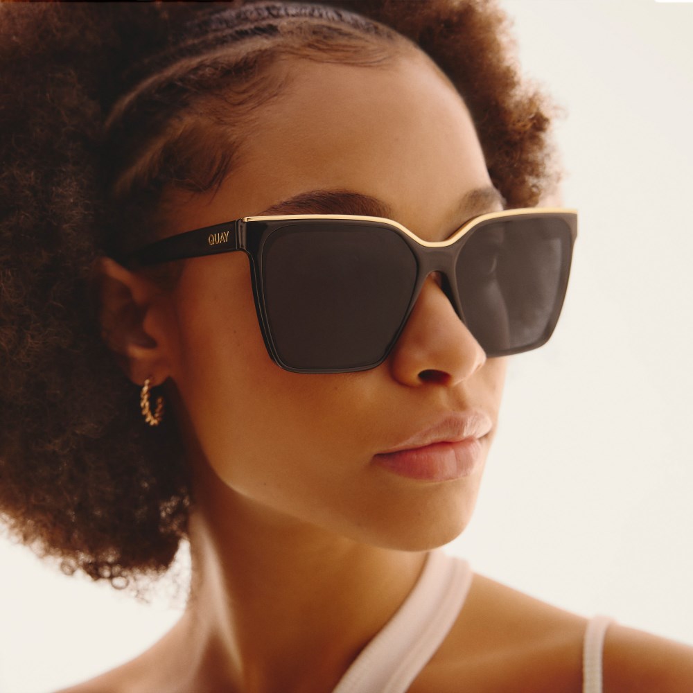 Quay Level Up - Black Gold / Smoke Polarized