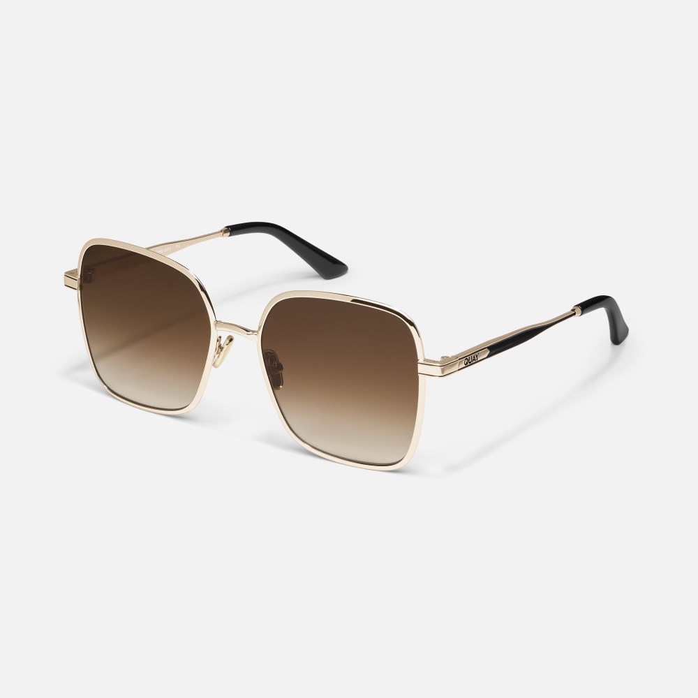 Quay 5th Ave - Gold / Brown