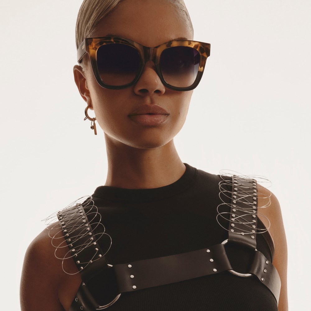 Quay After Hours - Tortoise Black / Black Fade