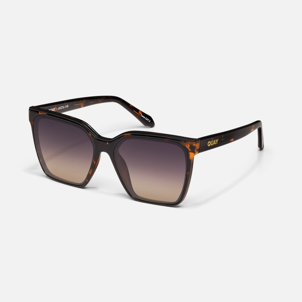 Quay Level Up - Tortoise / Smoke Taupe Polarized