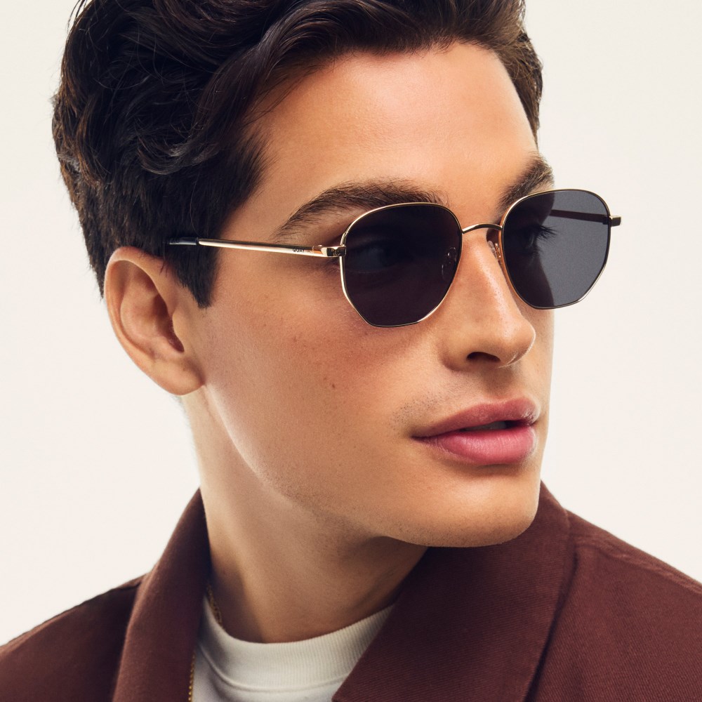 Quay Big Time - Gold / Smoke Polarized