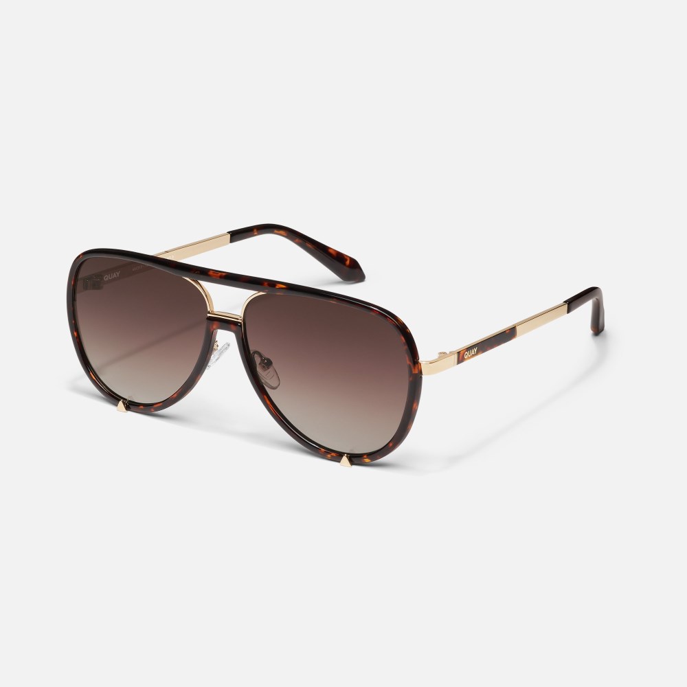 Quay High Profile - Dark Tort / Brown