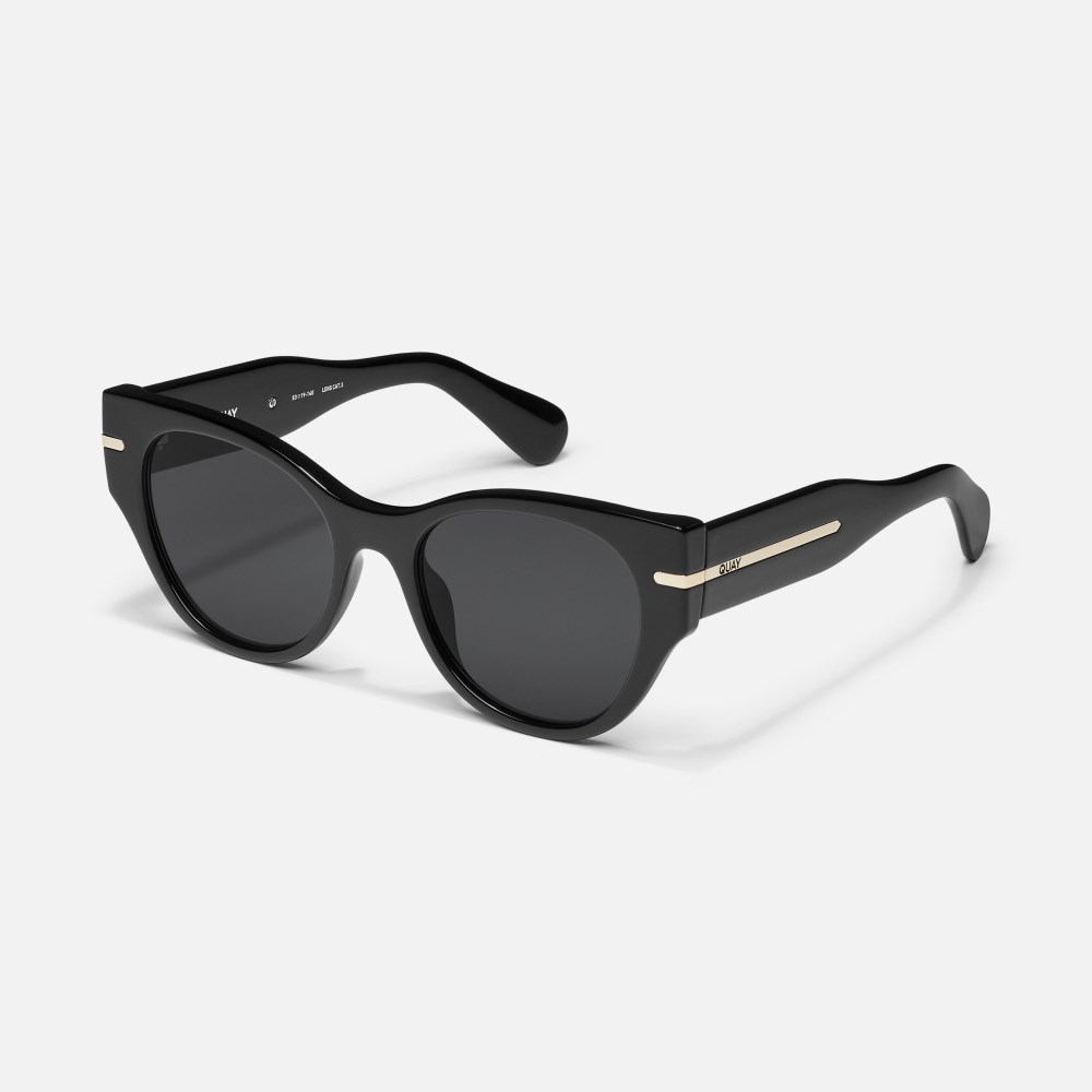Quay Chit Chat - Black / Smoke