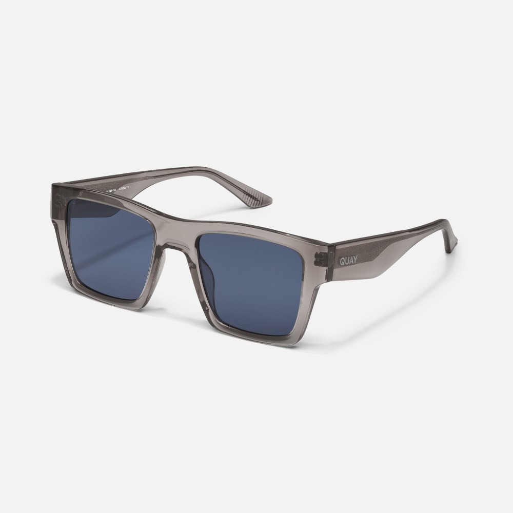 Quay Fast Lane - Grey / Navy Polarized