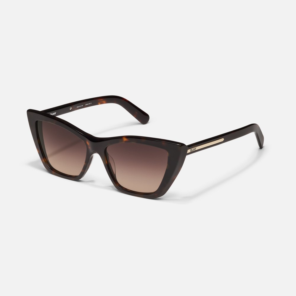 Quay Set In Stone - Dark Tort / Dark Fawn